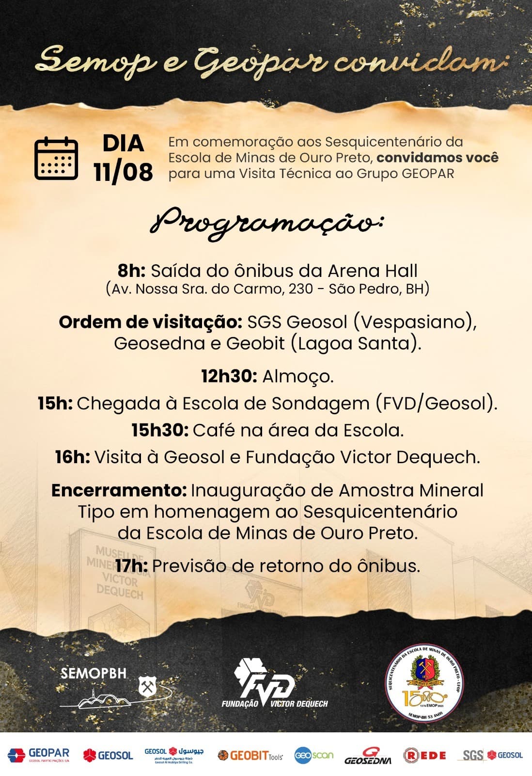 Visita técnica ao Grupo GEOPAR