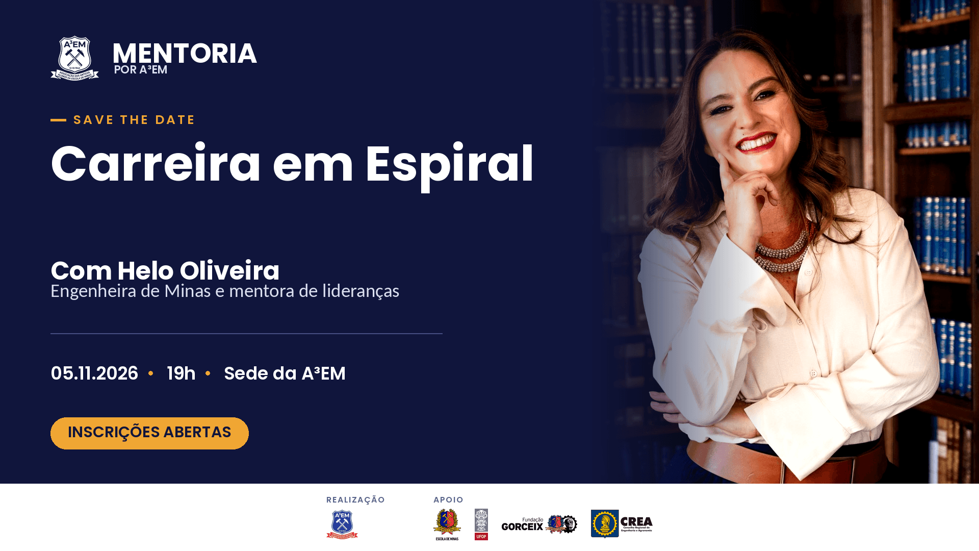 Palestra "Carreira em espiral - Liderança, crise e escolhas: o que a engenharia não ensina em sala"