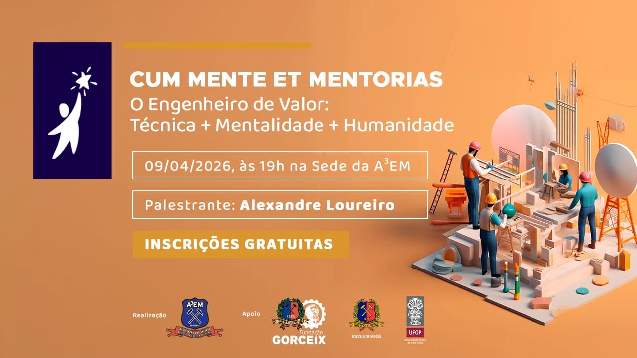 Primeira palestra do programa Cum mente et mentorias em 2026