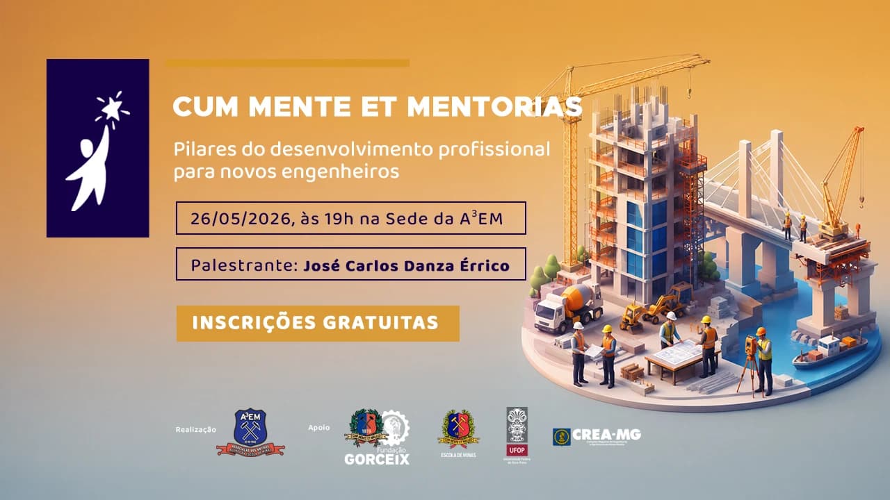 Palestra "Pilares do desenvolvimento profissional para novos engenheiros" - CUM MENTE ET MENTORIAS